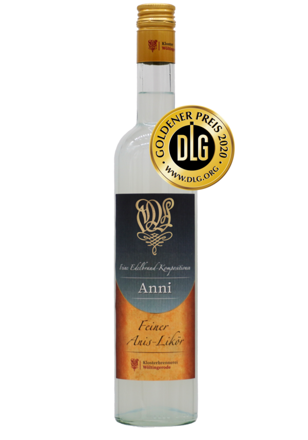 ANNI anise liqueur DLG GOLD 2021 awarded.