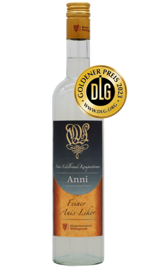 ANNI anise liqueur DLG GOLD 2023 awarded.