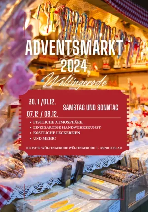 Ticket Adventsmarkt Wöltingerode 2024